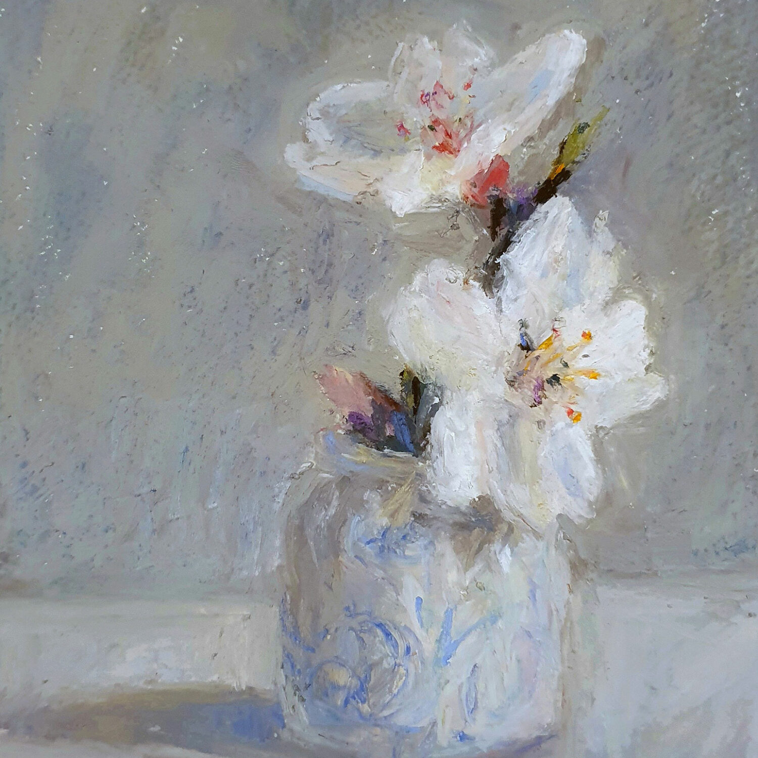 White flowers in a vase