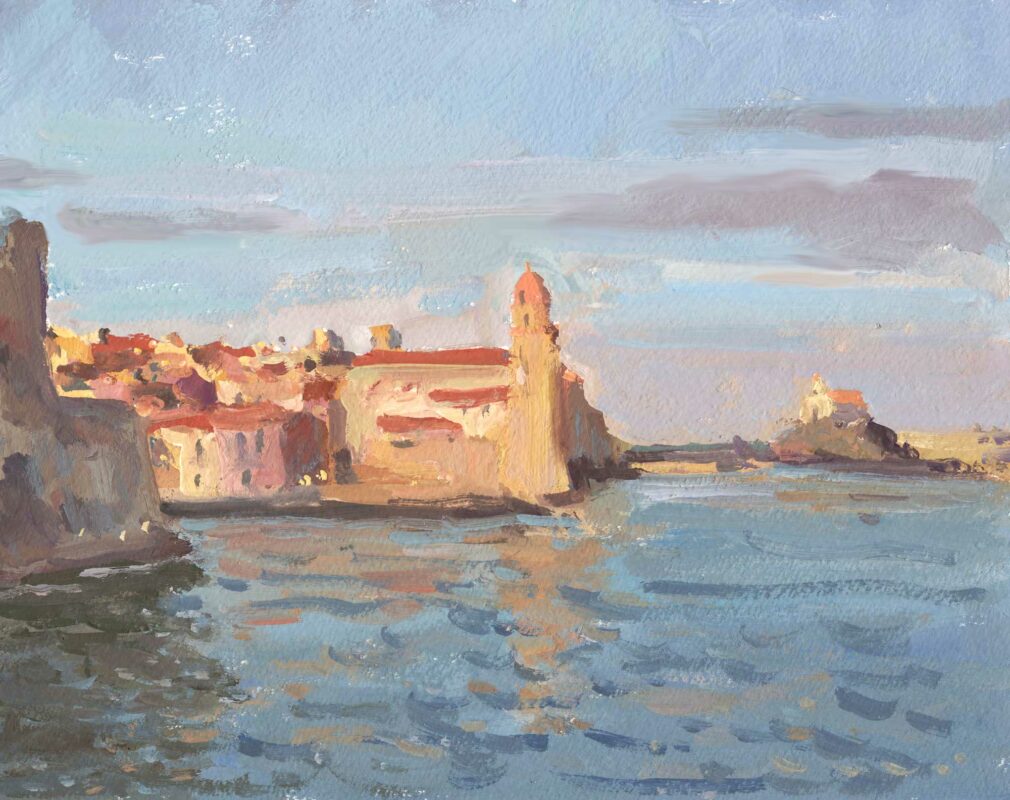 Collioure, sunset