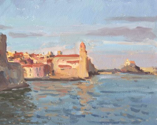 Collioure, sunset